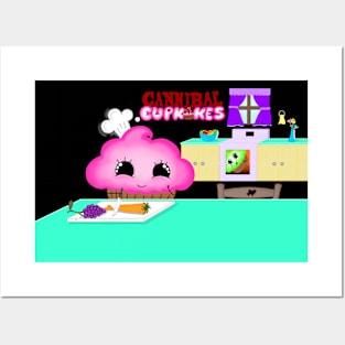 Cupcake T-shirt - Cooking Cupcake Posters and Art